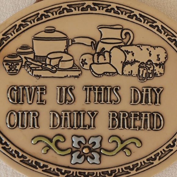 Trinity Pottery Kitchen Prauer Plaque - Picture 2 of 4